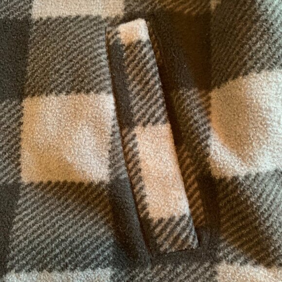 Maxxsel Plaid Zip Up Sherpa Fleece Sweatshirt - Size XL - Picture 7 of 8